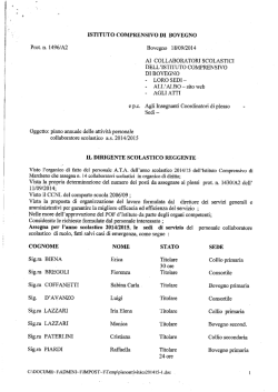 PIANO Annuale Attività C.S. 14-15 - Istituto Comprensivo "Caduti per