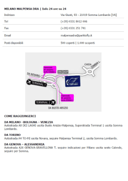 MILANO MALPENSA [IRA I Info 24 ore su 24
