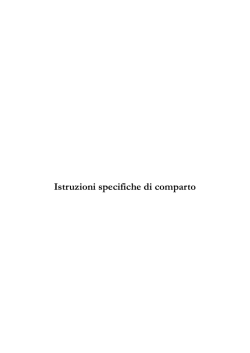 Istruzioni specifiche di comparto - Ragioneria Generale dello Stato