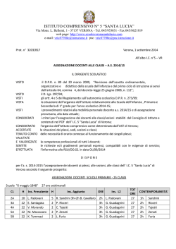 ISTITUTO COMPRENSIVO N&deg; 5 &ldquo;SANTA LUCIA&rdquo;