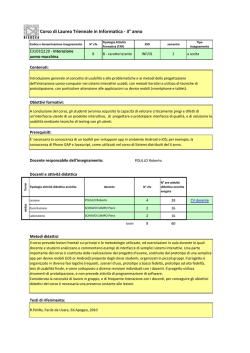 Interazione uomo-macchina - Scheda SUA 2013 -2014_V3
