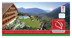 Our current hotel brochure for downloading (Italian)