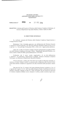 regione liguria azienda sanitaria locale n° 3