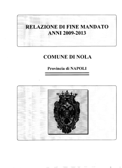ANNI 2009-2013 - Comune di Nola