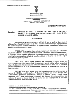 Curriculum e altra documentazione