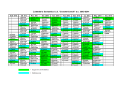 Calendario Scolastico I.I.S. "Crocetti-Cerulli" a.s. 2013-2014