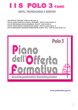 I I S  POLO 3 FANO - Istituto istruzione superiore Polo 3