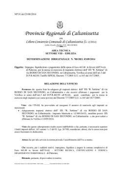 INAIL-DD 780 del 3-9-14 IIS R SETTIMO VISITA DEL