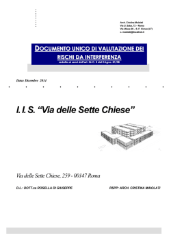 I. I. S. &ldquo;Via delle Sette Chiese&rdquo; - Istituto Istruzione Superiore Via delle