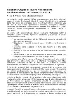 documento - SItI - Società Italiana di Igiene