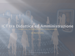 ICT tra Didattica ed Amministrazione di Dario Cillo