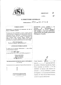 COPIA E] - Azienda Sanitaria Locale Avellino