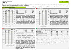 III&deg; trimestre 2014 DATI FINANZIARI (in milioni di franchi)