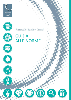 GUIDA ALLE NORME - Responsible Jewellery Council