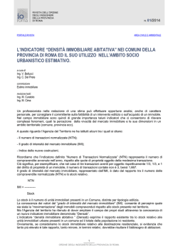 download - Rivista - Ordine degli Ingegneri della provincia di Roma