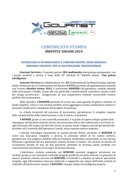 Gourmet Services (PDF - 292 Kb)