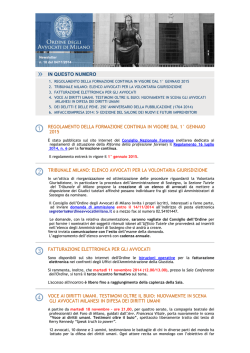 in questo numero regolamento della formazione continua in vigore