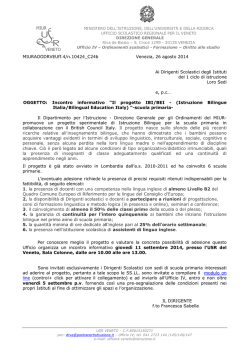 Nota Miur 26 agosto 2014 pdf - Ufficio Scolastico Regionale per il