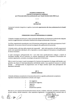Contratto integrativo aziendale