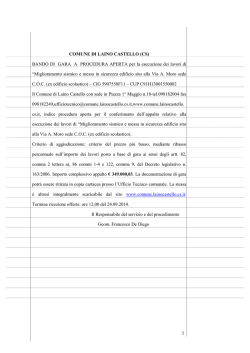 ENTE PARCO NAZIONALE DEL POLL INO