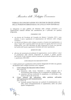 Minsviluppo-Verbale di concertaz. criteri graduaz. Uffici 9 ott 2014.