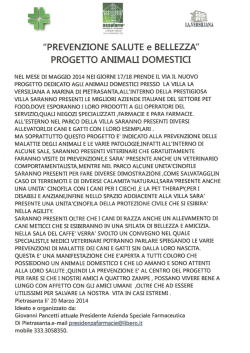 Il Progetto prevenzione approfondisci