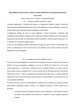 Reg. Norm. LM Sc. Geo - unige . it