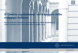 Il Quarto capitalismo: vero motore dello sviluppo italiano