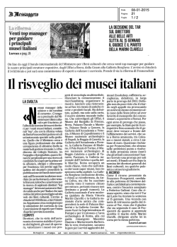 Il risveglio dei musei italiani