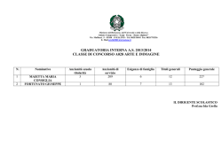 graduatoria definitiva scuola secondaria 1&deg; grado