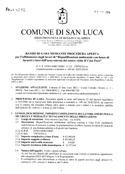 r - Comune di San Luca