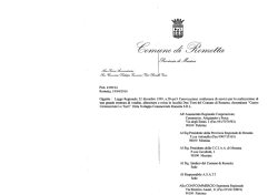 Convocazione Conferenza di Servizi