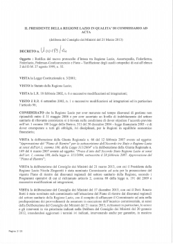 Decreto n. U00189 del 30 maggio 2014