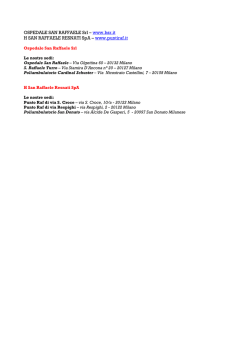 OSPEDALE SAN RAFFAELE Srl &ndash; www.hsr.it H SAN