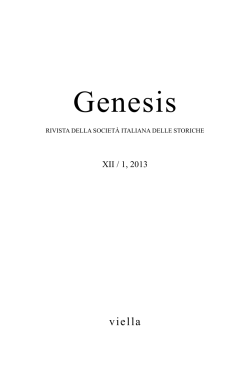 Indice "Genesis" 1/2013