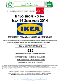 il tuo shopping da ikea 14 settembre 2014