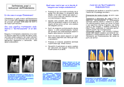 Il Trattamento endodontico