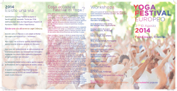 2014 - European Yoga Festival