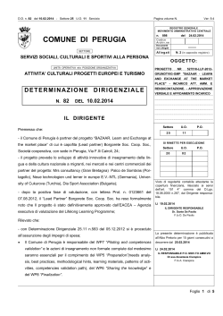 determinazione dirigenziale - u.o. attivita