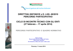 Inquadramento del percorso partecipativo e