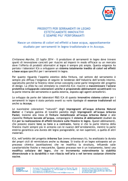 ICA INCORPORA SALCHI WOOD COATINGS