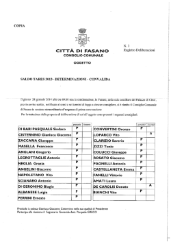 Delibera Tariffe TARES (pdf)