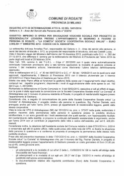 Documenti - Comune di Rosate
