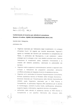 Incarico conferito