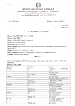 i docenti - IC. Sorbolo