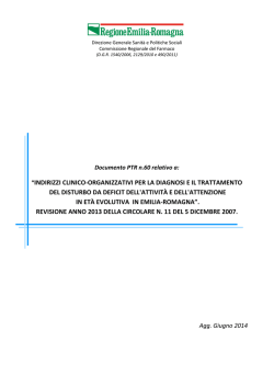 indirizzi clinico-organizzativi per la diagnosi e il trattamento del