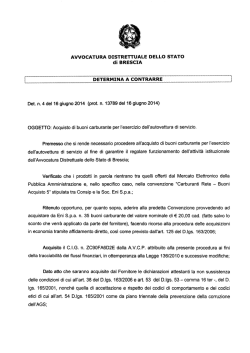 Determina n. 4-2014 - Avvocatura dello Stato