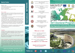 Brochure - CLUDs - Università degli Studi Mediterranea
