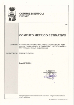 COMPUTO METRICO ESTIMATIVO