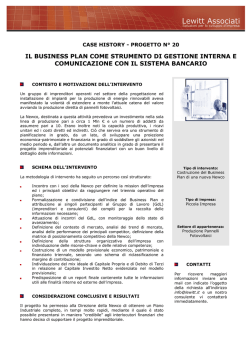 il business plan come strumento di gestione interna e